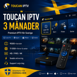 Toucan IPTV 3 månader