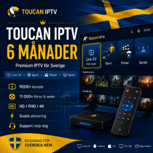 Toucan IPTV 6 månader