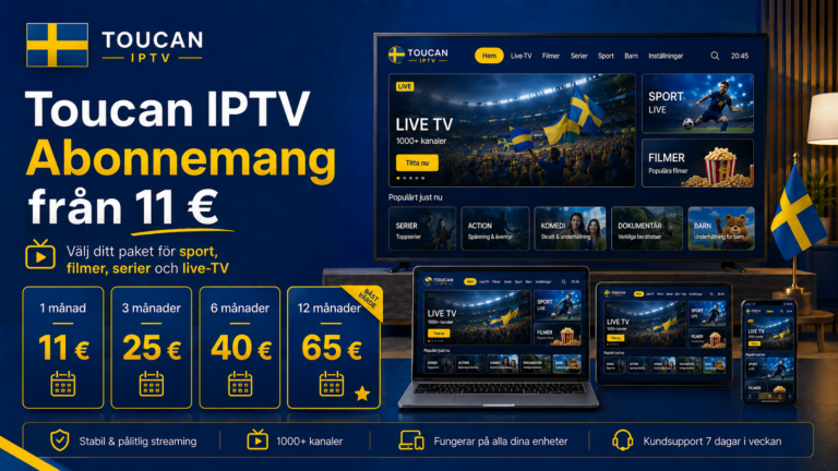 Toucan IPTV Abonnemang